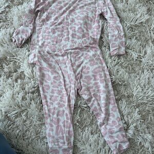 Posh Peanut Delaney Leopard Two Piece Pajamas